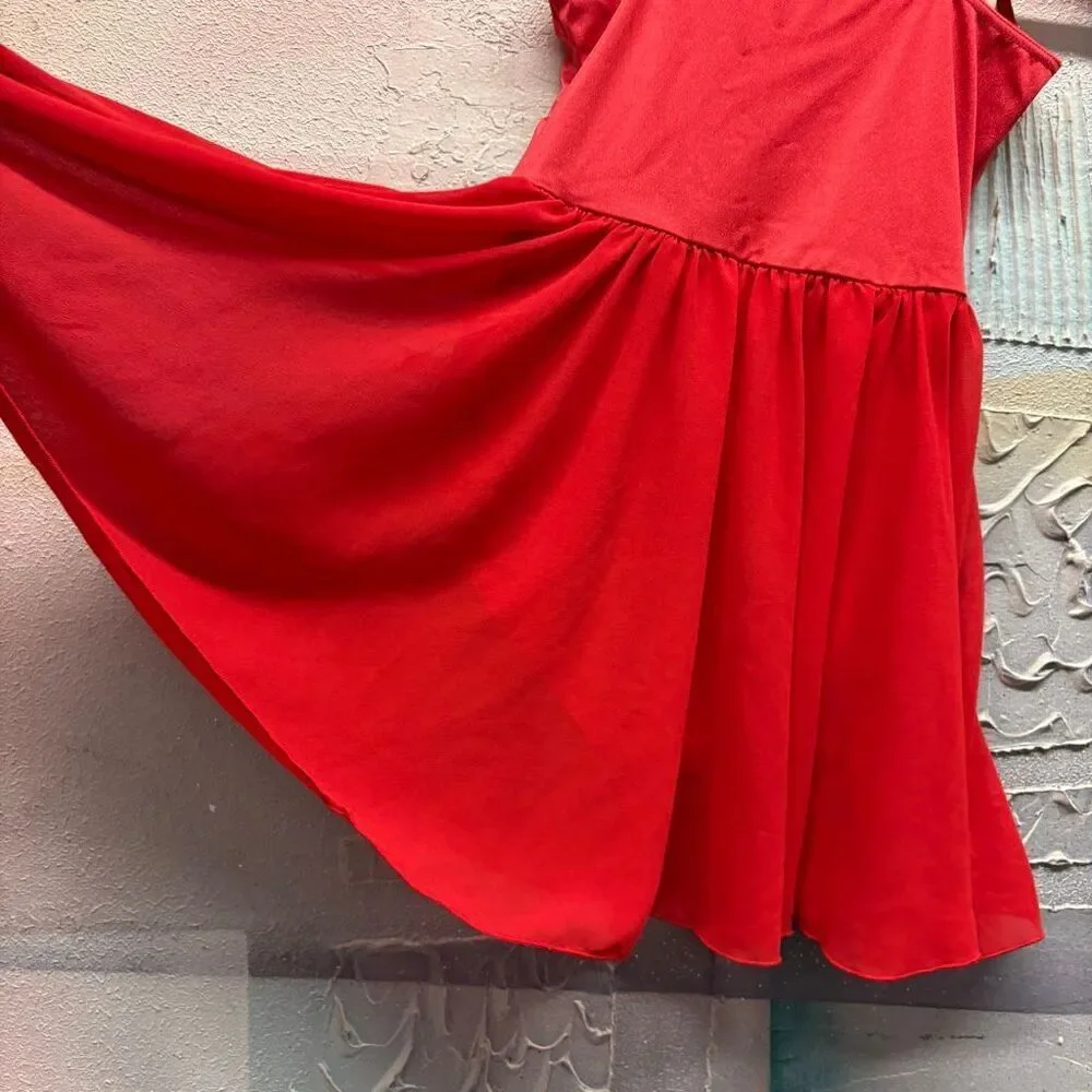 Weissman 10922 Holiday Christmas Nutcracker Ballet Dress Dance Costume Red Gold